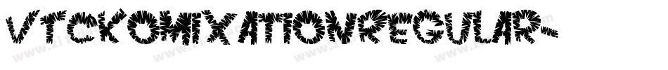 VTCKomixationRegular字体转换