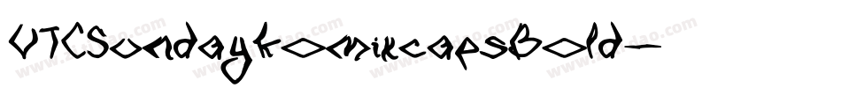 VTCSundaykomixcapsBold字体转换