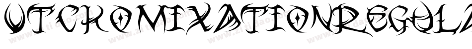VTCKomixationRegular字体转换
