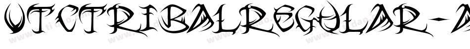 VtcTribalRegular-aP9a字体转换