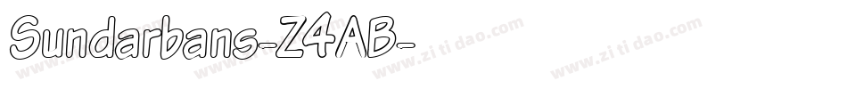 Sundarbans-Z4AB字体转换