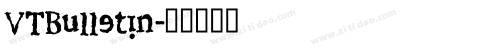 VTBulletin字体转换