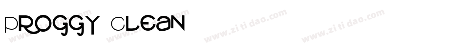 Proggy-Clean字体转换