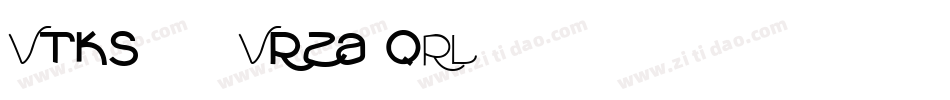 Vtks785Vrza-qRL1字体转换