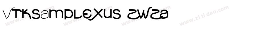 VtksAmplexus-zwza字体转换