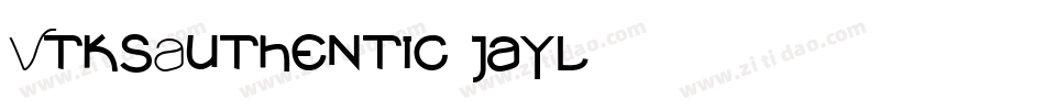 VtksAuthentic-jayl字体转换