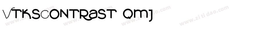 VtksContrast-qmj1字体转换