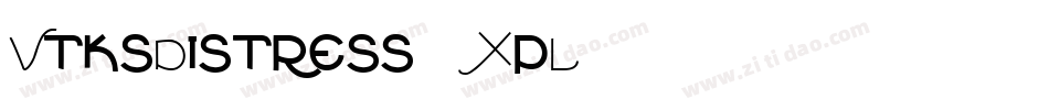 VtksDistress-9XpL字体转换