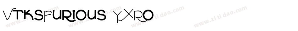 VtksFurious-YXRo字体转换