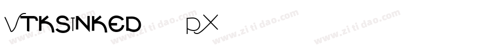 VtksInked-07PX字体转换