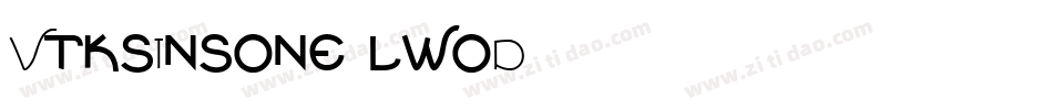 VtksInsone-lwoD字体转换