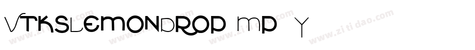 VtksLemonDrop-Mp0Y字体转换