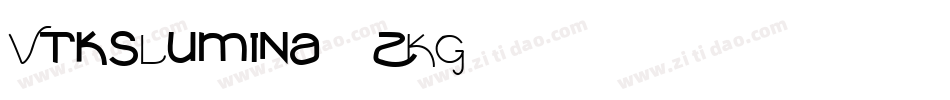 VtksLumina-0zKG字体转换