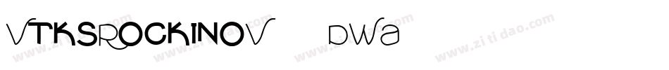 VtksRockinoV2-7DWA字体转换