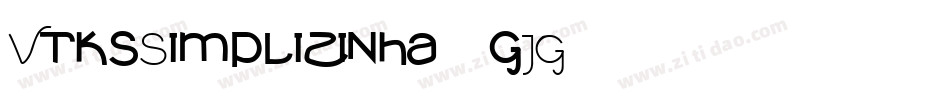 VtksSimplizinha-3gJG字体转换
