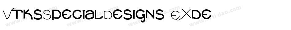 VtksSpecialDesigns-EXde字体转换