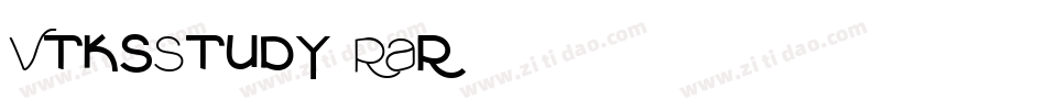 VtksStudy-RAr6字体转换