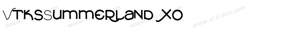 VtksSummerland-xo15字体转换