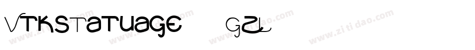 VtksTatuage2-3GzL字体转换