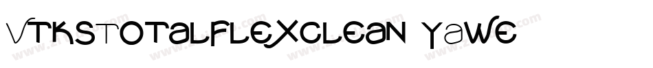 VtksTotalflexclean-yAwe字体转换
