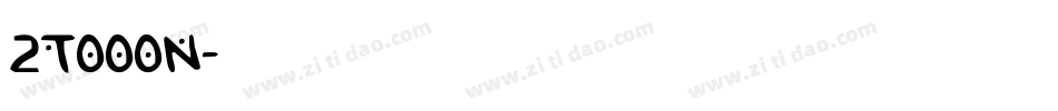 2tooon字体转换