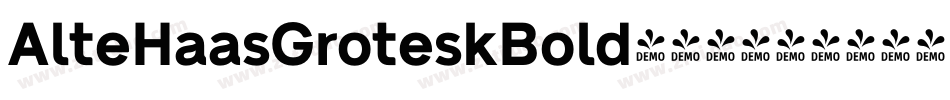 AlteHaasGroteskBold手机版字体转换