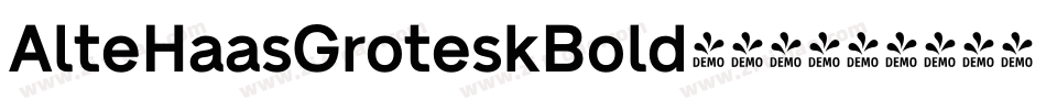 AlteHaasGroteskBold手机版字体转换