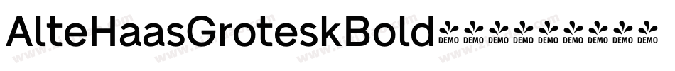 AlteHaasGroteskBold手机版字体转换