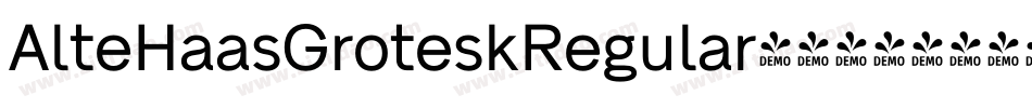 AlteHaasGroteskRegular手机版字体转换