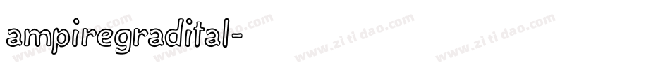 ampiregradital字体转换
