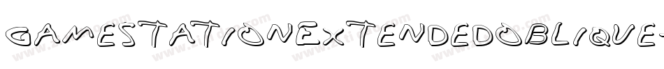 GamestationExtendedoblique-lepe字体转换