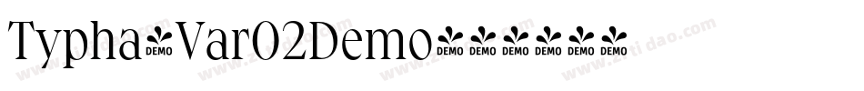 Typha-Var02Demo字体转换