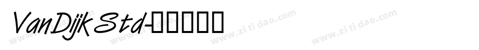 VanDijkStd字体转换
