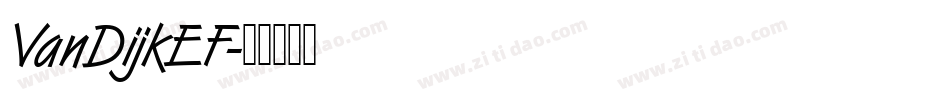 VanDijkEF字体转换