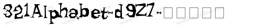 321Alphabet-d9Z7字体转换
