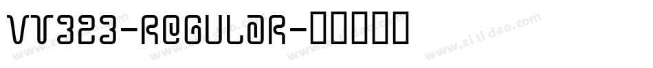 VT323-Regular字体转换