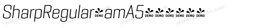 SharpRegular-amA5字体转换 SharpRegular-amA5字体转换