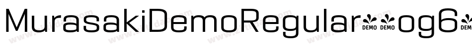 MurasakiDemoRegular-4og6字体转换