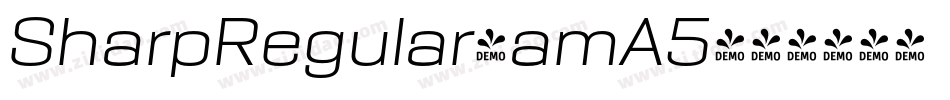 SharpRegular-amA5字体转换 SharpRegular-amA5字体转换