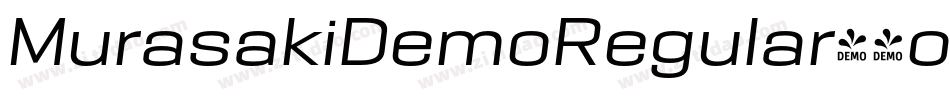 MurasakiDemoRegular-4og6字体转换