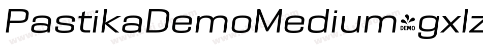 PastikaDemoMedium-gxlz6字体转换