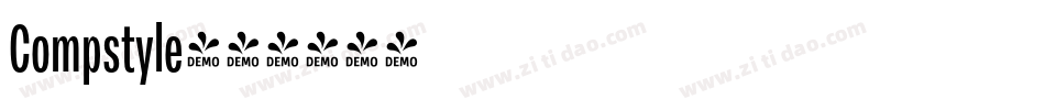 Compstyle字体转换