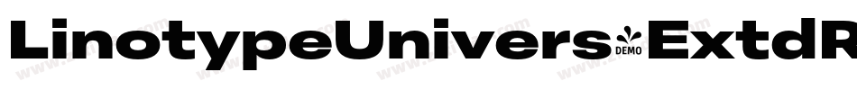 LinotypeUnivers-ExtdRegular字体转换