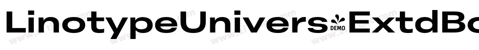 LinotypeUnivers-ExtdBold字体转换