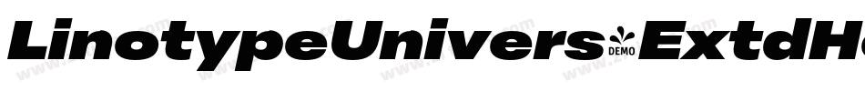 LinotypeUnivers-ExtdHeavy字体转换