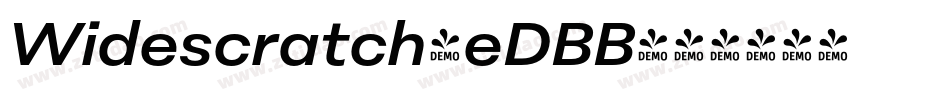 Widescratch-eDBB字体转换