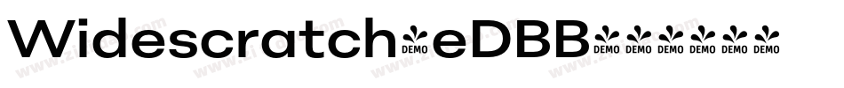 Widescratch-eDBB字体转换