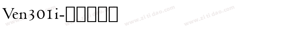 Ven301i字体转换