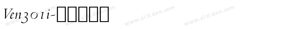 Ven301i字体转换