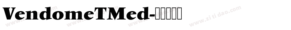 VendomeTMed字体转换